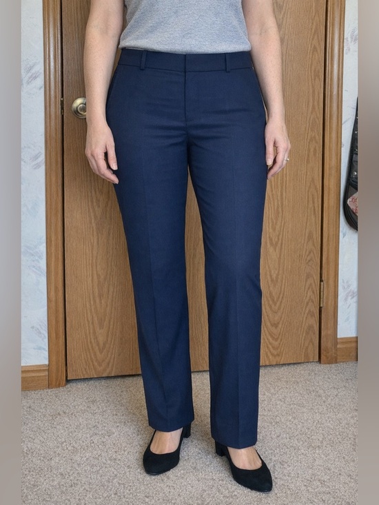 Banana Republic Pants - Banana Republic Navy Straight-Leg Dress Pants